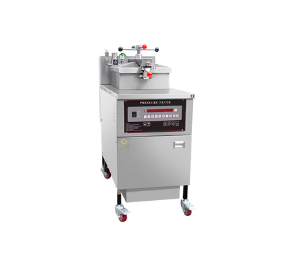 25L ক্ষমতা গ্যাস চাপ ফ্রাইটিং মেশিন 0.65 Kw LGP/NG গ্যাস প্রকার বাণিজ্যিক হোটেল চিকেন রান্না জন্য