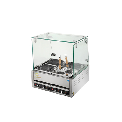 স্টেইনলেস স্টীল ক্যান্টো কুকার 9KW 220V 50-60HZ ফুটন্ত ফাংশন চার / ছয় / আট বাক্স