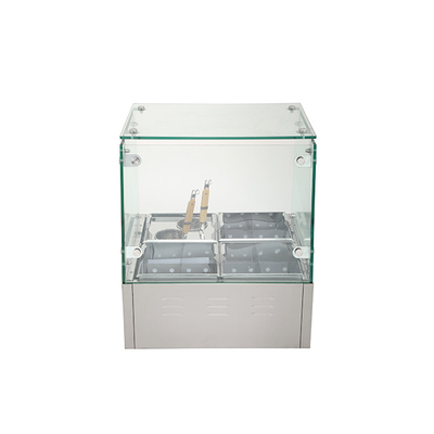 স্টেইনলেস স্টীল ক্যান্টো কুকার 9KW 220V 50-60HZ ফুটন্ত ফাংশন চার / ছয় / আট বাক্স