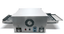 220-240V/50-60HZ তাপ সংরক্ষণের সাথে বাণিজ্যিক বেকিং ওভেন কনভেয়র পিজা ওভেন