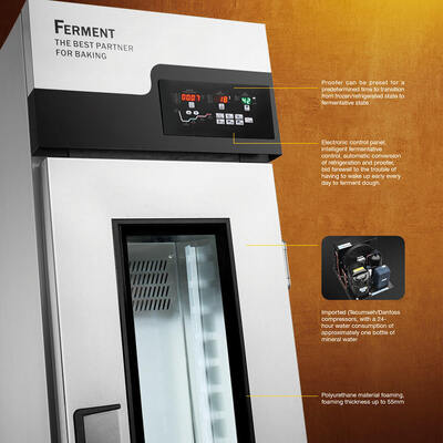 Customizable Double Door Bread Proofer Cabinet, Stable Heavy-Duty Bakery Fermentation Cabinet