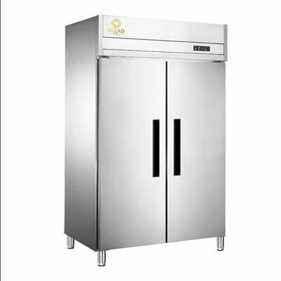 Stainless Steel Four Door Commercial Refrigerator 1000L Upright Chiller Cabinet 0-10°C Vertical Fresh Food Fridge For Catering Kitchen